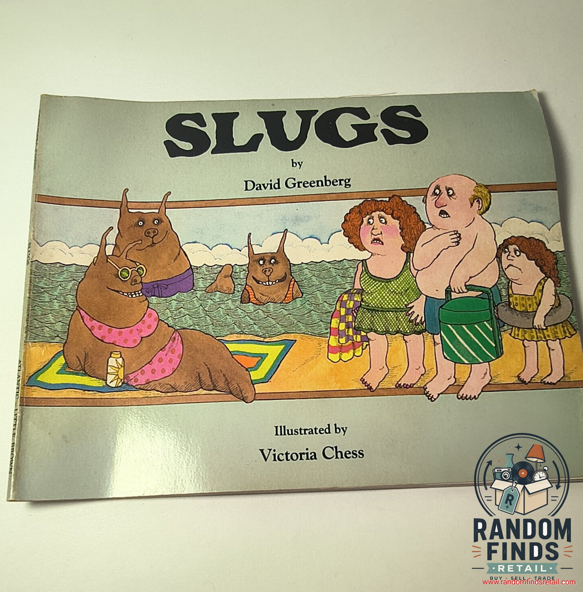 Slugs by David Greenberg, signed vintage paperback — front cover