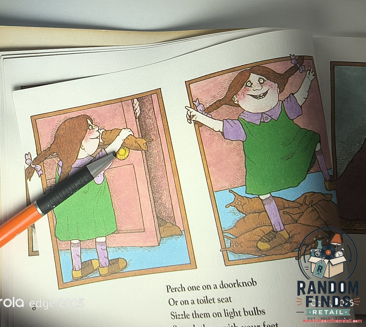 Slugs interior illustrated spread