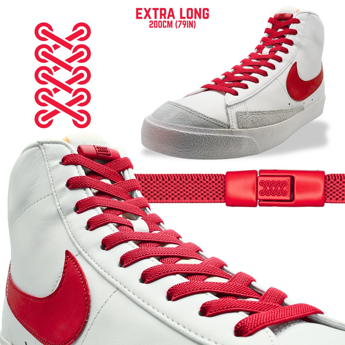 Flat Elastic Shoelaces