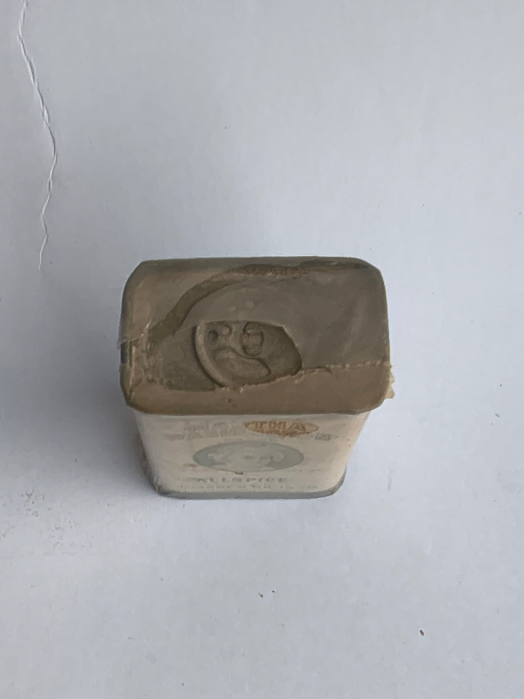 Antique Martha Washington Brand Allspice Tin — Joannes Bros. Co. Green Bay WI — Early 1900s Kitchen Collectible