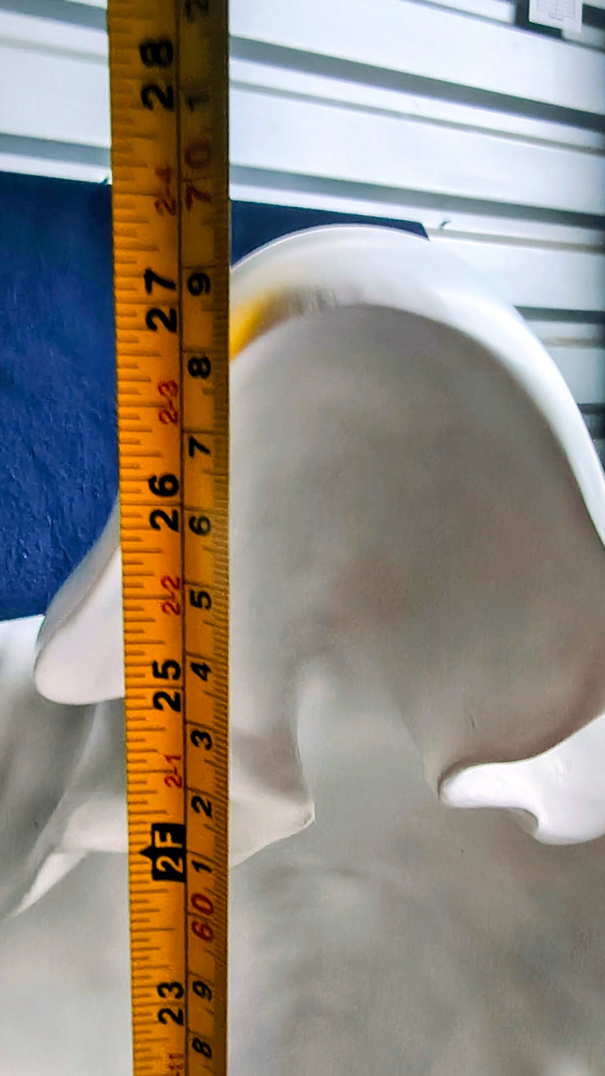 27" Tall Matte White Ghost Sculpture – Halloween Décor Statement Piece