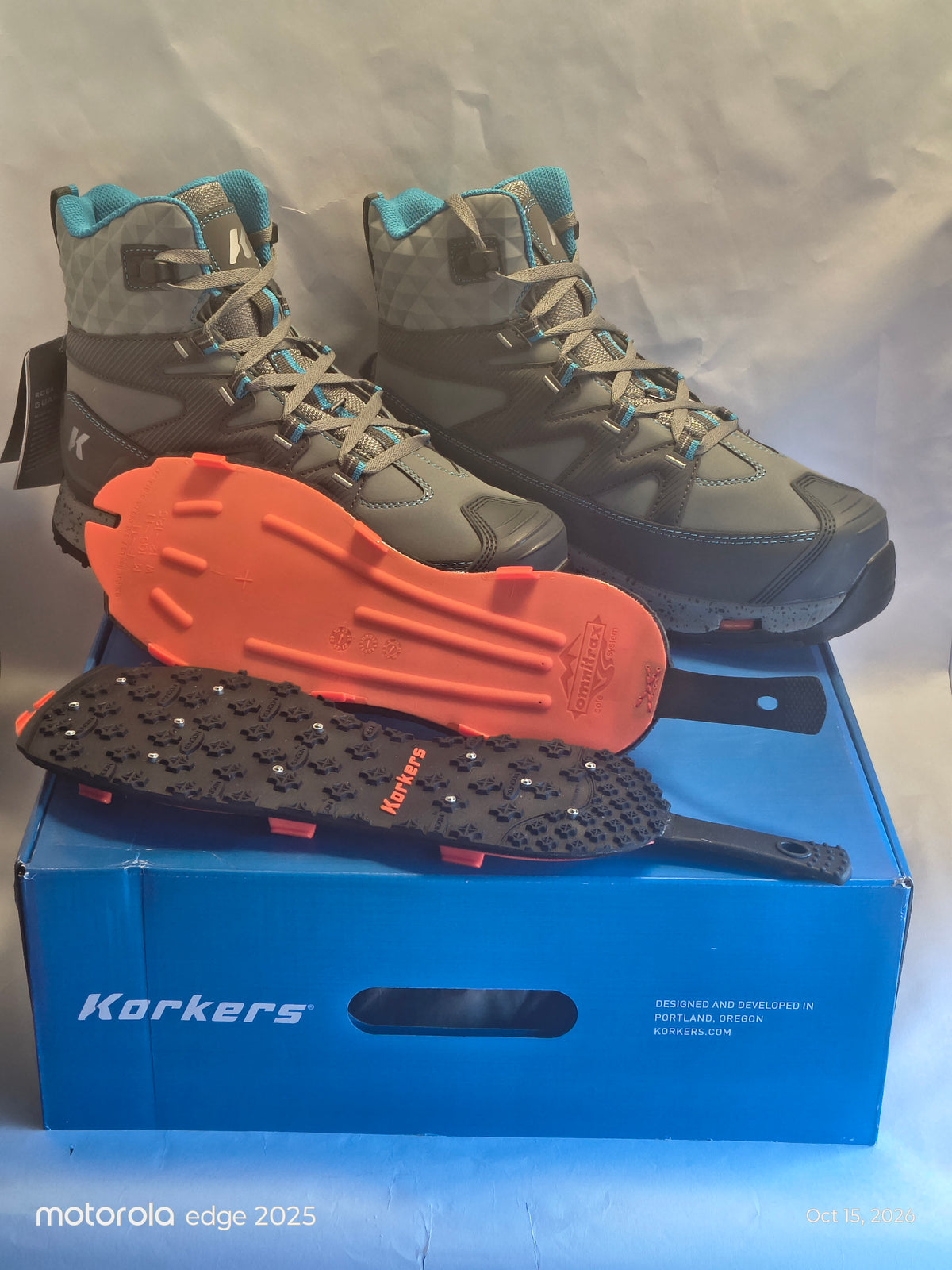 Korkers  Women's size 11, Bantam lite Wading/Fishing Boots, new with tags and new in box