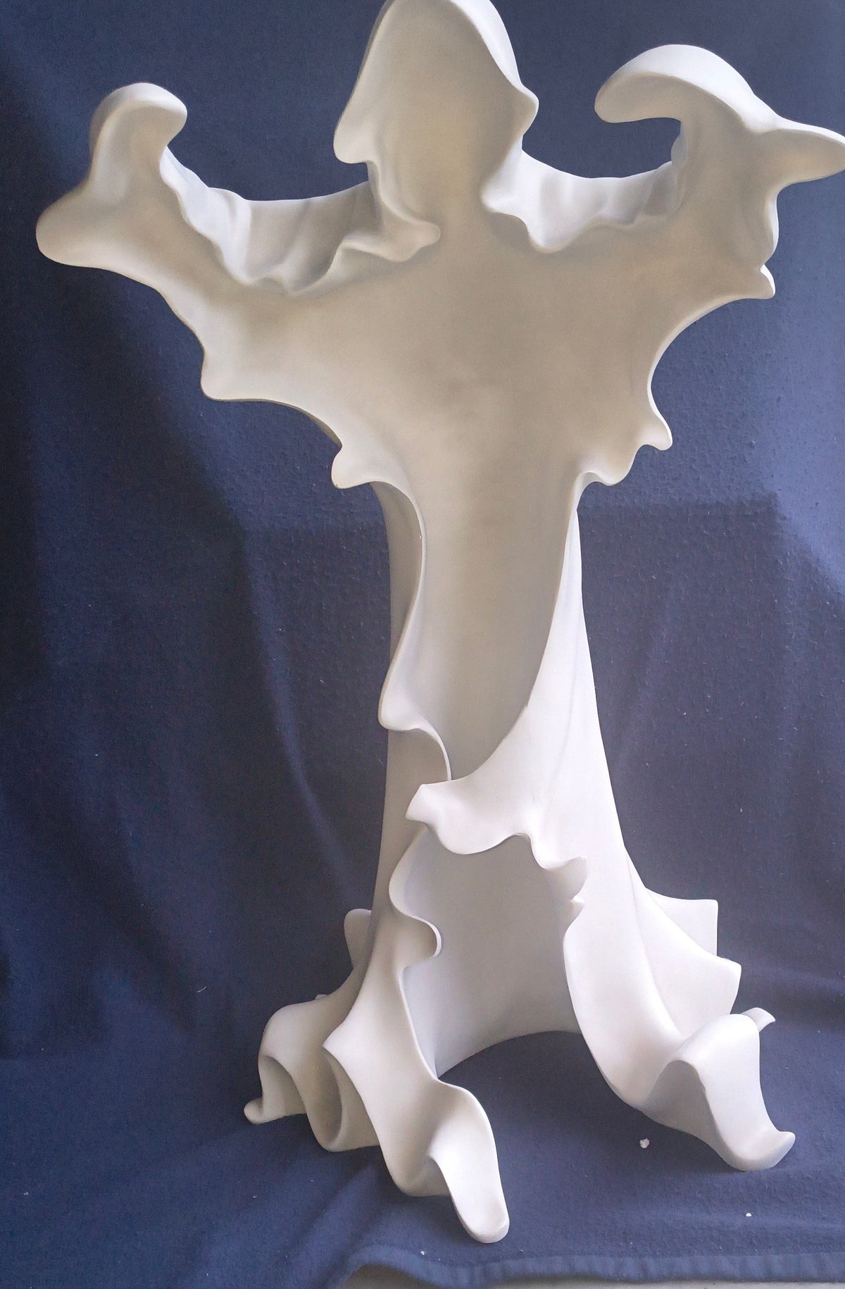 Additional angle of ghost sculpture