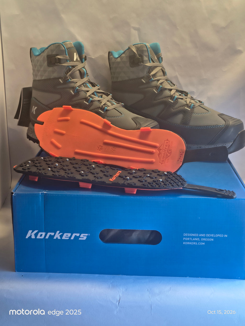Korkers  Women's size 11, Bantam lite Wading/Fishing Boots, new with tags and new in box